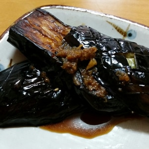 生姜醤油で美味しい“なすのしぎ焼き”